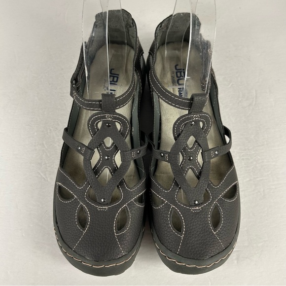 Jambu Women's Black Strappy Sandals with Memory Foam Size 8.5 - Picture 3 of 9